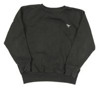 Tmavosivá mikina s výšivkou Next