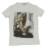 Biele tričko s obrázkom