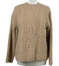 Dámsky vzorovaný žinylkový chlpatý sveter Gallery