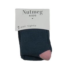 Nové - Tmavošedo-ružové pančuchy zn. Nutmeg