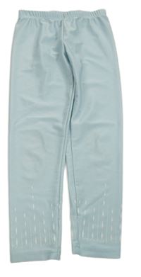 Svetlomodré legíny so vzorem Elsa