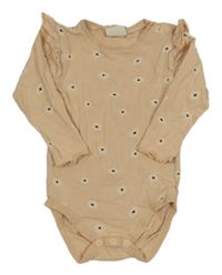 Béžové květinové body Kappahl