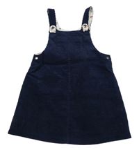 Tmavomodré menšestrové na traké šaty