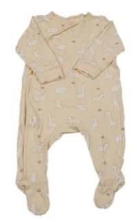 Světlelososový overal so zvířaty C&A