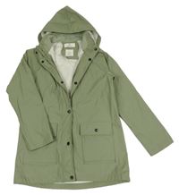 Khaki nepromokavý kabát s kapucí H&M