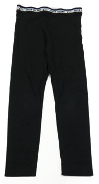 Čierne legíny s logom River Island