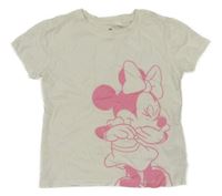 Biele tričko s Minnie H&M