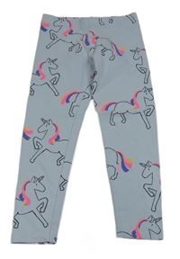 Světlemodré legíny s jednorožci M&S