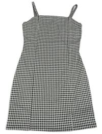 Čierno-biele kockované šaty Primark