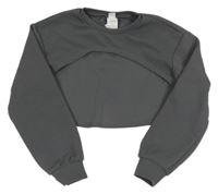 Sivé vzorované bolerko Shein