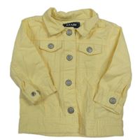 Žltá rifľová bunda Kiabi