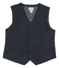 Tmavomodrá slávnostná vesta Monsoon