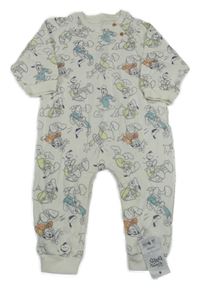 Nové - Bílý teplákový overal s Donaldem George 