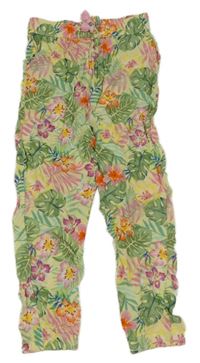 Farebně kvetované háremové nohavice H&M