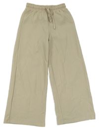 Béžové vzorované culottes nohavice F&F
