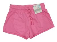 Nové - Neónově ružové teplákové kraťasy Primark