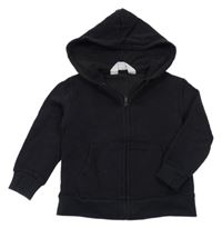 Čierna prepínaci mikina s kapucňou H&M
