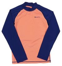 Světleoranžovo-tmavomodré UV tričko MOUNTAIN WAREHOUSE