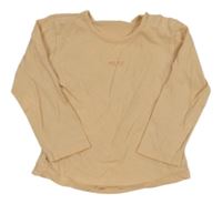 Marhuľové tričko s logom Mexx