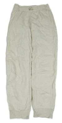 Světlebéžové melírované tepláky H&M