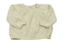 Smotanový vzorovaný prepínaci sveter H&M