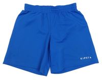 Cobaltovoě modré funkčné športové kraťasy s logom KIPSTA