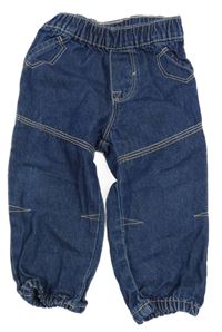 Tmavomodré cuff rifle