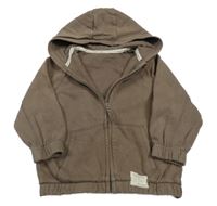 Hnedá prepínaci mikina s kapucňou George