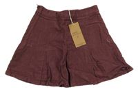 Nové - Vínová menšestrová sukňa Next