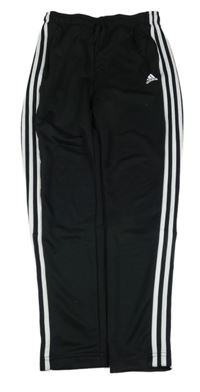 Čierne športové funkčné tepláky s logom Adidas