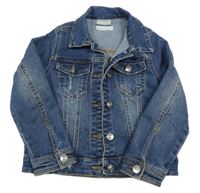 Tmavomodrá riflová bunda s prošoupáním Matalan