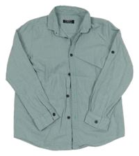 Zeleno-bílá vzorovaná košile LC Waikiki