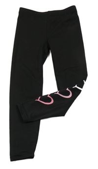 Čierne legíny so srdiečkami Shein