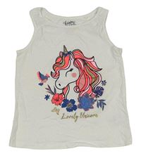 Biely top s jednorožcom C&A