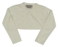Smotanové svetrové bolerko s flitrami John Lewis