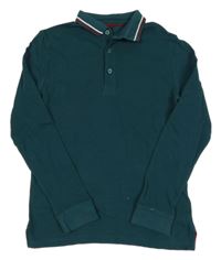 Tmavozelené polo triko M&S