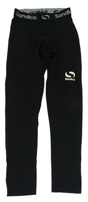 Čierne funkčné spodné nohavice s logom Sondico