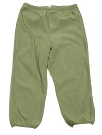 Khaki fleecové tepláky zn. H&M