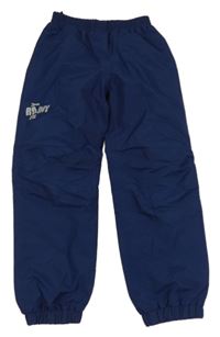 Tmavomodré šušťákové nohavice Charles Vögele