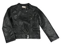 Čierny koženkový krivák only