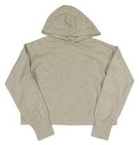 Svetlobéžový crop sveter s kapucňou Page one young