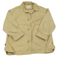 Béžová riflová lehká bunda ZARA