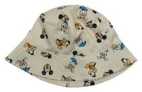 Smetanový klobouk s Mickeym a kamarády Primark
