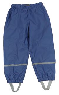 Modrošedé nepromokavé podšité nohavice X-Mail