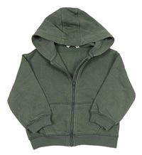Khaki prepínaci mikina s kapucňou zn. M&S