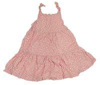 Ružové bodkovaná é šaty Primark