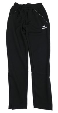 Černé sportovní tepláky s logem Erima 