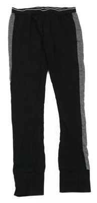 Čierno-sivé ľahké tepláky s pruhmi C&A