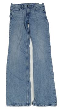 Světlemodré straight fit rifle C&A