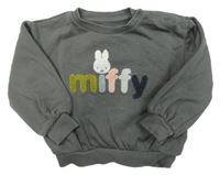 Antracitová mikina s králíčkem - Miffy